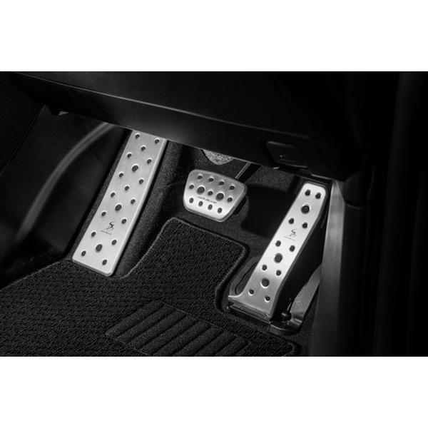 Silk Blaze ペダルカバーセット 3点 SilkBlaze アルミスポーツペダル＆フットレスト 3P【30系