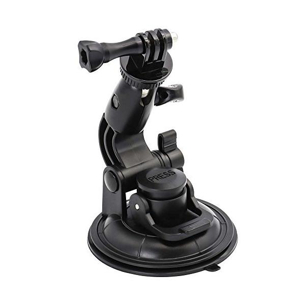 Exshow 車載カメラ マウント 強力吸盤式 Goproマウントキット １ 4カメラネジ 自由雲台搭載の価格と最安値 おすすめ通販を激安で