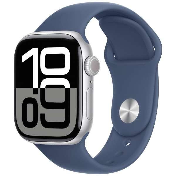 Apple Watch Series 10（GPSモデル）- 42mmシルバーアルミニウムケース 