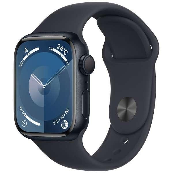 Apple Watch Series 9 GPSモデル - 41mmミッドナイトアルミニウム  