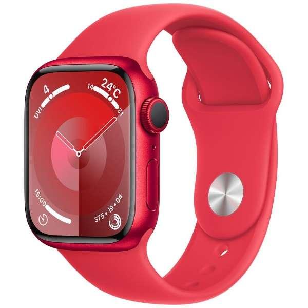 Apple Watch Series 9 GPSモデル - 45mm PRODUCTREDアルミニウムケース 