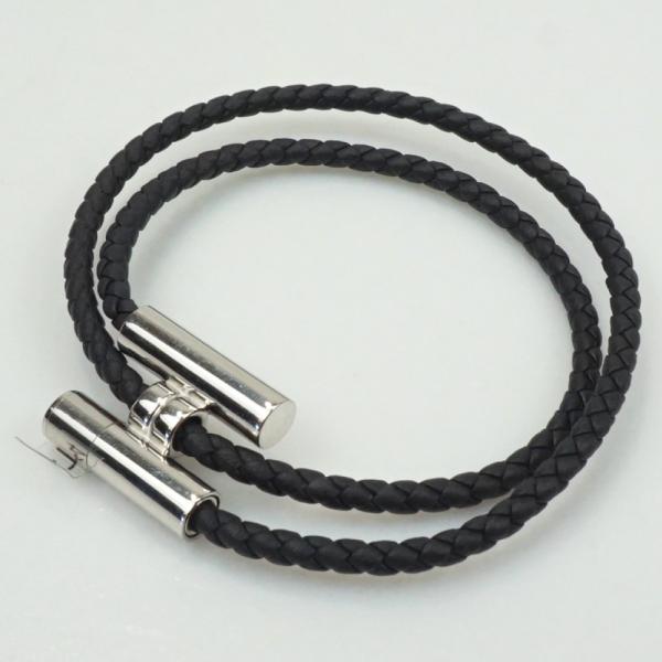 HERMES HERMES エルメス トゥルニ トレッセ レザーブレスレット HERMES HERMES エルメス トゥルニ トレッセ レザーブレスレット