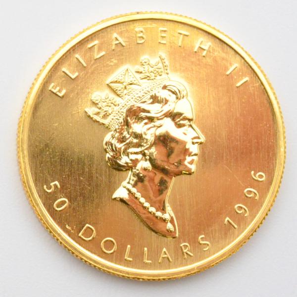 K24 メイプルリーフ金貨 1オンス 1oz 1996年 ゴールド 純金 重量