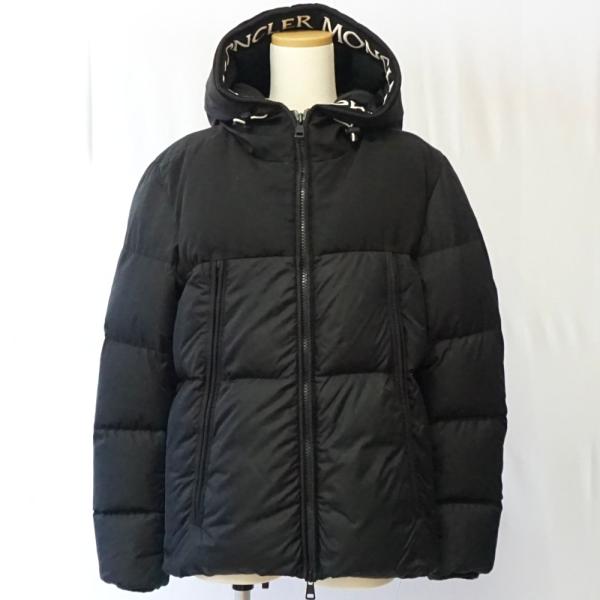 【美品】MONCLER サソー黒 ダウンジャケット　ブラック　サイズ2 MONCLER（モンクレール） GIUBBOTTO ジュボット ダウンジャケット