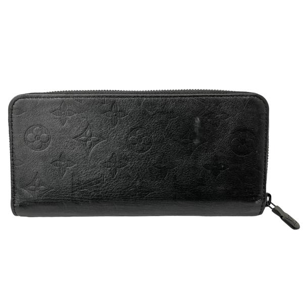 美品ルイヴィトン ジッピーウォレットヴェルティカルモノグラムブラックM62902 LOUIS VUITTON◇ジッピー・ウォレット・ヴェルティカル_モノグラム