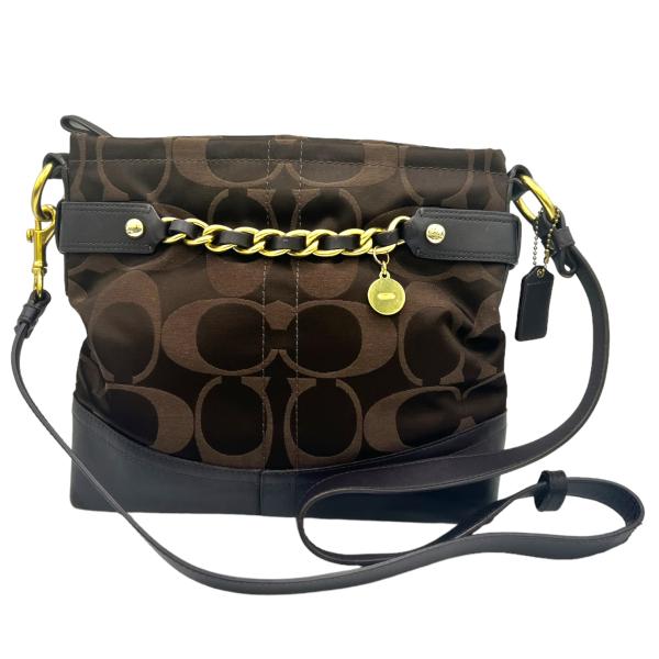 COACH コーチ F18862 チェーン ダッフル 2way ショルダーバッグ