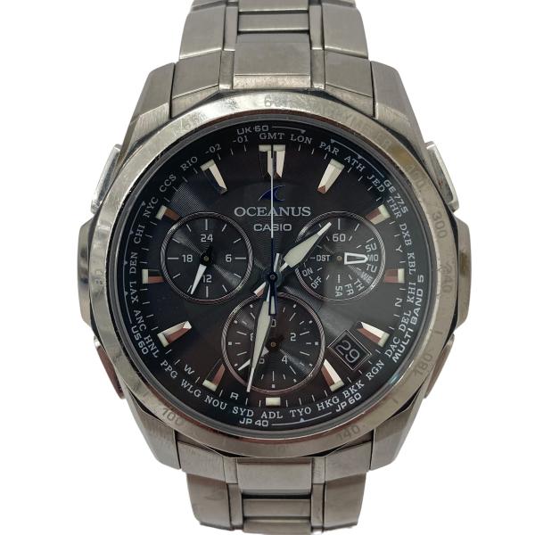 稼働 カシオ オシアナス マンタ OCW-S1000BJ-1AJF ソーラー 黒 CASIO（カシオ） 【中古】CASIO OCEANUS Manta OCW-S1000BJ-1AJF