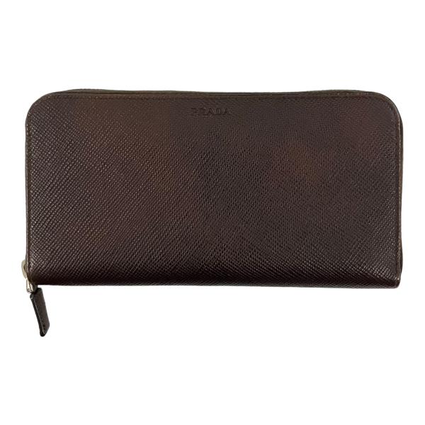 PRADA（プラダ） 2ML317 サフィアーノ キュイール ラウンドファスナー