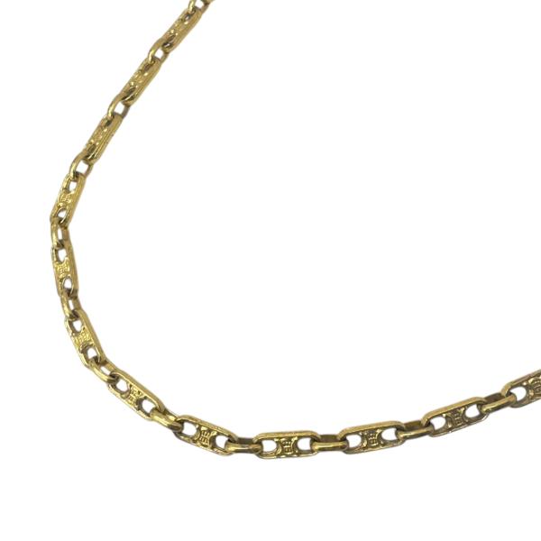 美品✨CELINE マカダムチェーンネックレス ゴールド ヴィンテージ 美品】ヴィンテージ セリーヌ マカダム ゴールド チェーン ネックレス