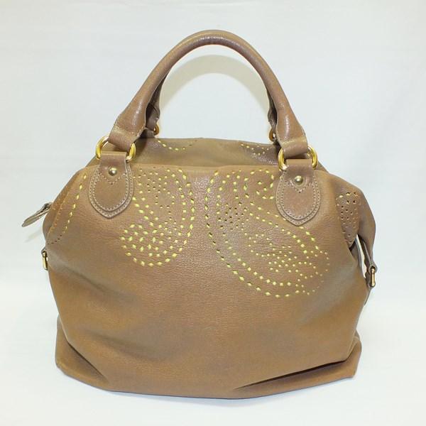 ETRO エトロ 1C701-2082 ペイズリーパンチング レザー 2WAYバッグ  