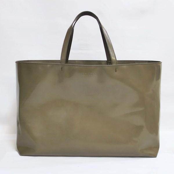 PRADA プラダ エナメルレザー トートバッグ ブラウン 中古品 used B 