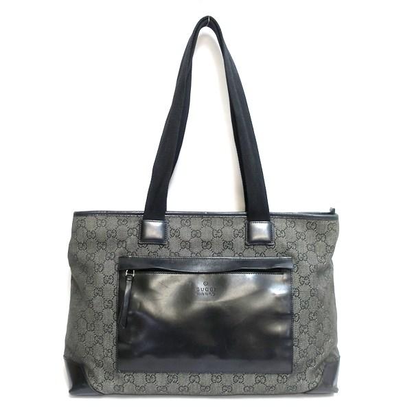 GUCCI グッチ 34339 GGキャンバス トートバッグ ブラック 【送料無料 