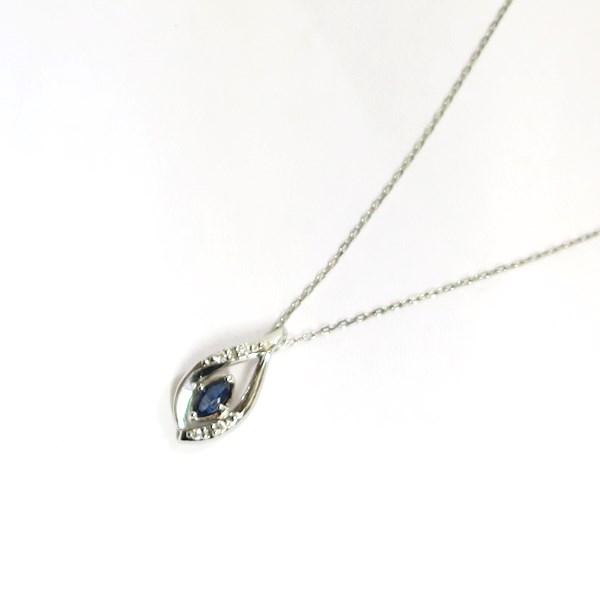 4℃ ヨンドシー Autumn Limited Pt850 ネックレス サファイヤ  