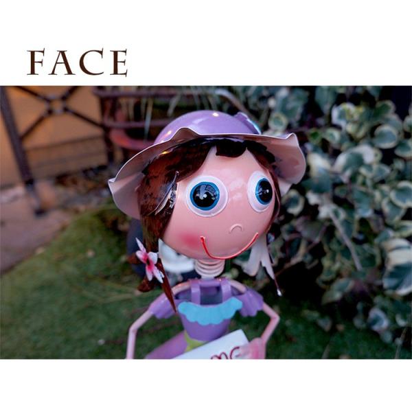 ブリキの人形 ガーデン用 オブジェ 人形 ブリキ製 ポット付き ウェルカム 高さ54cm 女の子 Buyee Buyee Jasa Perwakilan Pembelian Barang Online Di Jepang