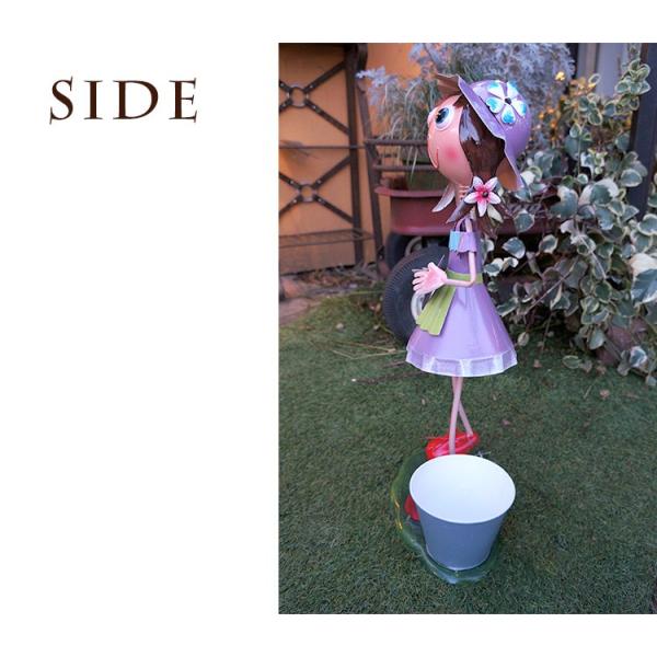 ブリキの人形 ガーデン用 オブジェ 人形 ブリキ製 ポット付き ウェルカム 高さ54cm 女の子 Buyee Buyee Jasa Perwakilan Pembelian Barang Online Di Jepang