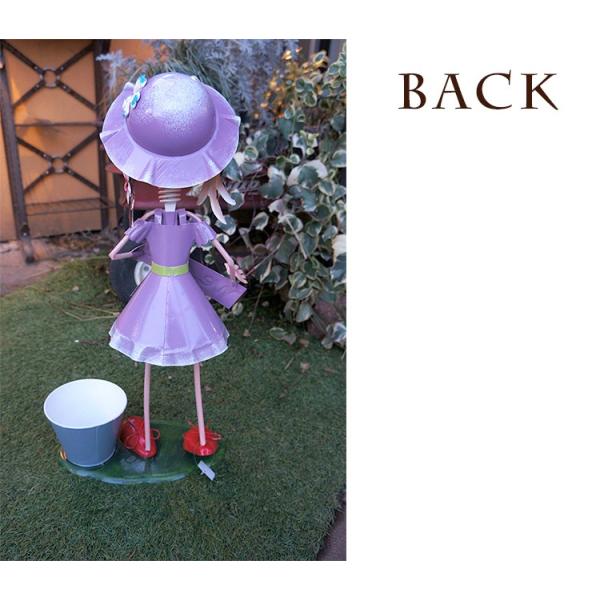 ブリキの人形 ガーデン用 オブジェ 人形 ブリキ製 ポット付き ウェルカム 高さ54cm 女の子 Buyee Buyee Jasa Perwakilan Pembelian Barang Online Di Jepang