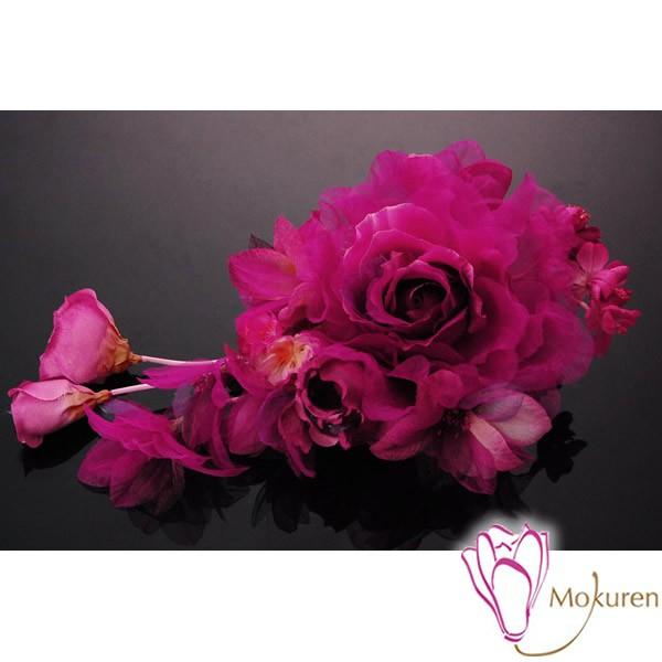 エアリーブーケ髪飾り wi ワイン 赤紫 薔薇 大輪 花びら 日本製 成人式 振袖 髪飾り 卒業式 袴 髪飾り 結婚式 和服 和装 着物 浴衣 wi 成人式七五三かんざし 髪飾り本舗 通販 Yahoo ショッピング