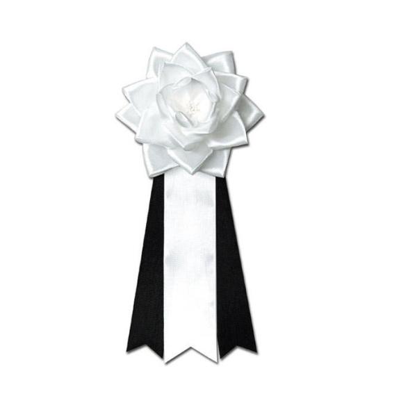 【サイズ：花直径約9.5cm長さ約21cm】【素材：レーヨン（化繊）・ 安全ピン：スチール】裏に安全ピンが付いております。 ＊安全ピンを使いたくない場合はルーペやクリップを追加購入してください。 受注生産です。ご注文後約3日で出荷致します。...