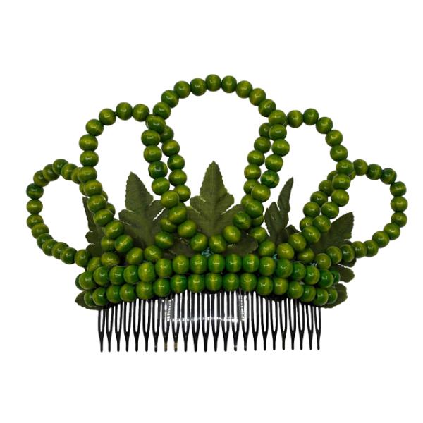 Kapaliliモキハナヘアーコーム 濃いタイプ(マネキンさんは小顔です)/品番HP472