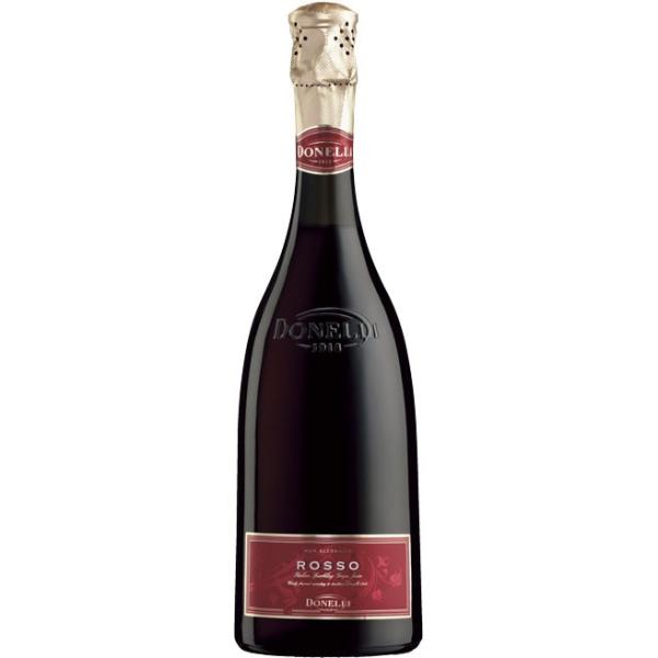 ノンアルコール スパークリング ワイングレープジュースドネリ グレープ スパークリング ロッソ 750ml 赤 イタリア