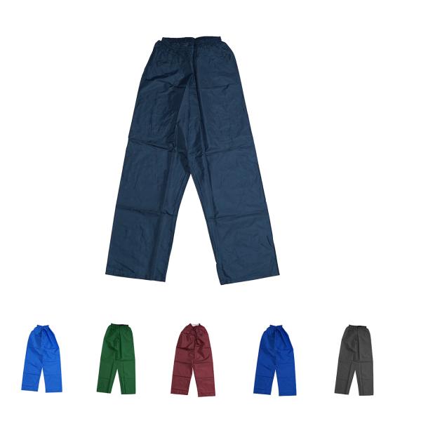 （注）この商品は2枚までメール便対応可能です。ご注文確認時に送料をメール便1個分の送料に変更いたします。【商品名】ナイロンスラックス【商品特長】・軽量で携帯に便利な撥水加工のナイロンパンツ・泥や汚れがつきにくく、ちょっとした雨、風も防げます...