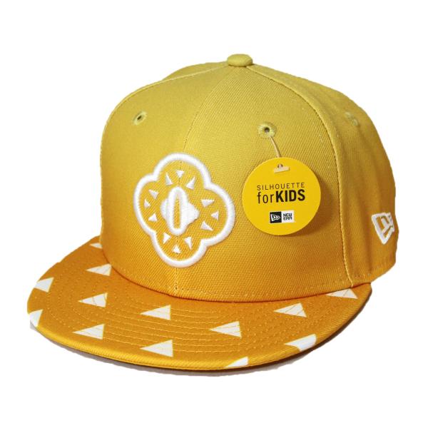 KIDS 子供用 ニューエラ 帽子 キャップ 鬼滅の刃 コラボ Youth 9FIFTY 我妻善逸 鍔 イエローグラデーション