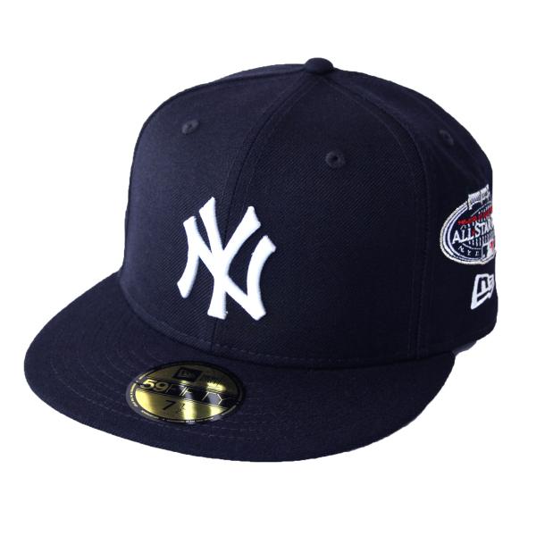 Newera 59fifty ニューヨークヤンキース ステッチロゴ キャップ ニューエラ（NEW ERA）帽子 キャップ 59FIFTY MLB Ball Stitch