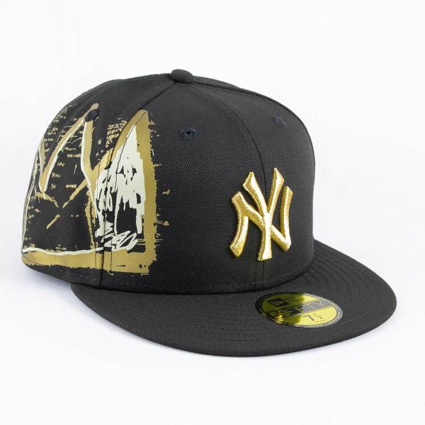 ニューエラ 帽子 NewEra 59FIFTY JEAN MICHEL BASQUIAT ジャン=ミシェル・バスキア ニューヨーク・ヤンキース ブラック