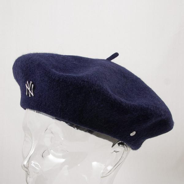 新品未使用　humoresque / ベレー帽子　ネイビー ベレー ウール ネイビー | ニューエラオンラインストア