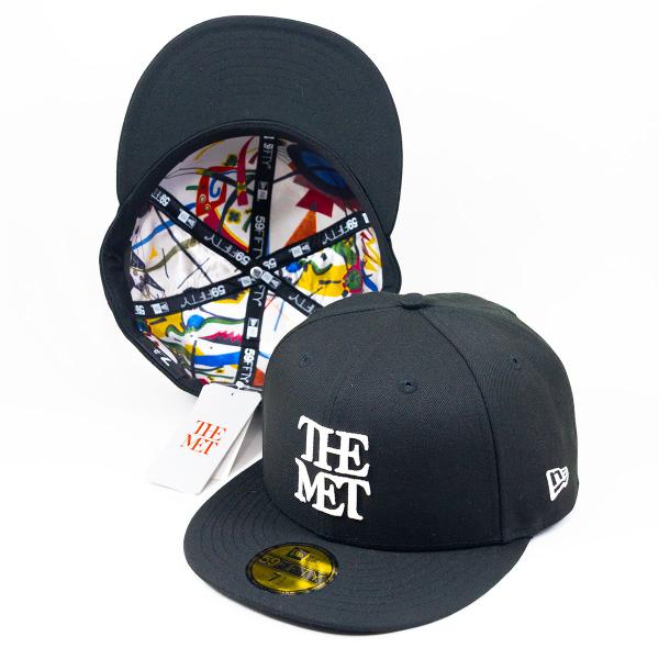 ニューエラ New Era NEW ERA 帽子 キャップ 59FIFTY The Met ライニングプリント ブラック