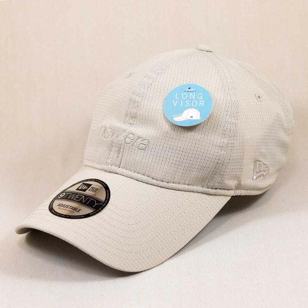 Women's 9TWENTY ロングバイザー Dot Air Wordmark Logo グレージュ｜パフォーマンスアパレル ニューエラ NEW ERA New Era 帽子 キャップ 920
