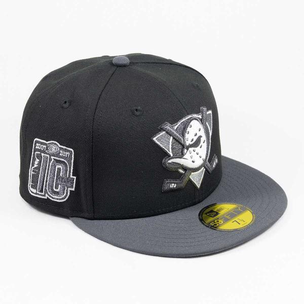 59FIFTY NHL アナハイム・ダックス ブラック/ダークグラファイト ニューエラ New Era NEW ERA 帽子 キャップ