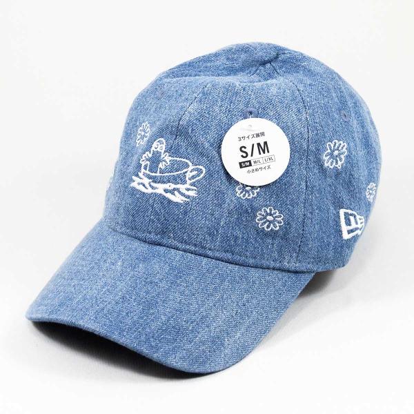 9TWENTY Moomin Flower ニョロニョロ ウォッシュドデニム ネイビー ニューエラ NEW ERA New Era 帽子 キャップ 920