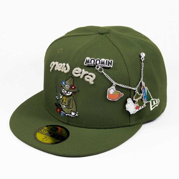 59FIFTY Moomin スナフキン チャーム ライフルグリーン ニューエラ New Era NEW ERA 帽子 キャップ