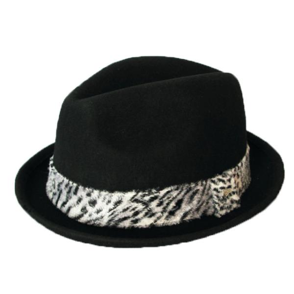 j[G NEWERA Xq EK The Fedora Wool / Synthetic Fur Band tF[hE[/VZeBbN t@[oh@ubN