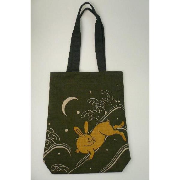 父の日や敬老の日ギフト 和柄 うさぎ柄トートバッグ Wbag1533 唐花庵 通販 Yahoo ショッピング