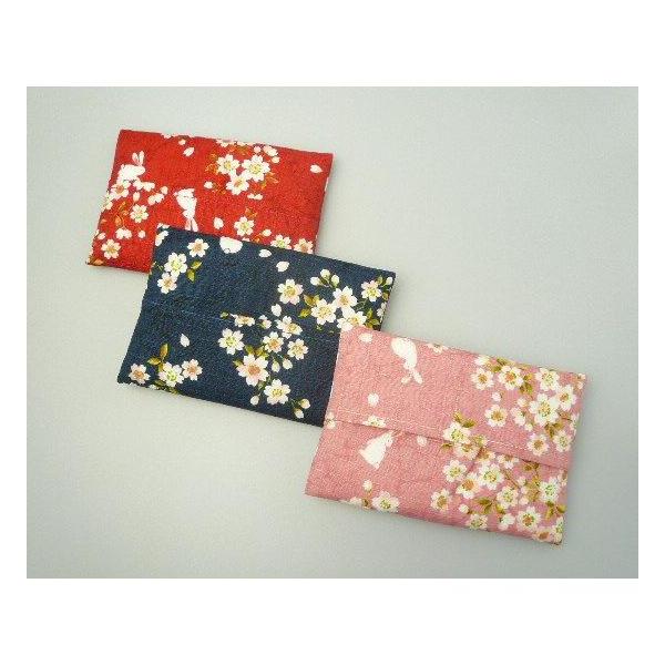 和雑貨ポケットティッシュ 桜うさぎ柄 : 唐花庵 - 通販 - Yahoo