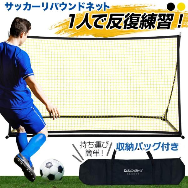 リバウンドネット サッカー 室内 屋外兼用 リバウンダー リターン