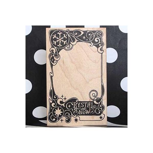 S͂ o[X^v SX^v  Ԃ g uCRYSTAL of SNOWv c86mm×52.5mm (0096G-9055) 蒠 XPW[ ӂ鉮