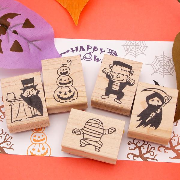 消しゴムはんこ ラバースタンプ 消しゴムスタンプ tugumi ハロウィン