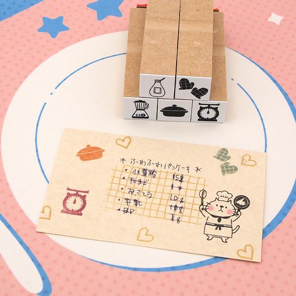 消しゴムはんこ ラバースタンプ 消しゴムスタンプ tugumi キッチン