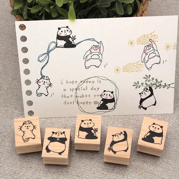 消しゴムはんこ ラバースタンプ 消しゴムスタンプ tugumi ぶらさがる