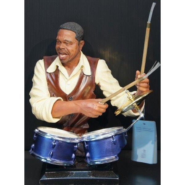 ドラマーのオブジェ 置物 ドラム おしゃれ インテリア ディスプレイ