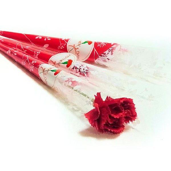 カーネーションの造花 1本 ラッピング 母の日シールつき Buyee Buyee 日本の通販商品 オークションの代理入札 代理購入