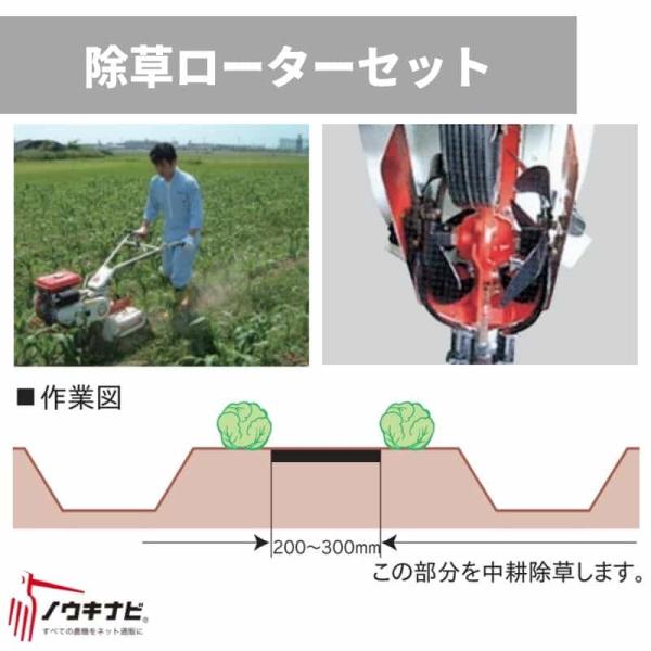 耕運機除草アタッチメント ヤンマー（YANMAR） YANMAR<除草アタッチメント>耕運機オプション QT17