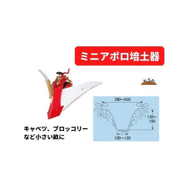 アポロ培土器(B 1) ワイドアポロ培土器Bプラス｜菜園倶楽部アタッチメント｜ミニ