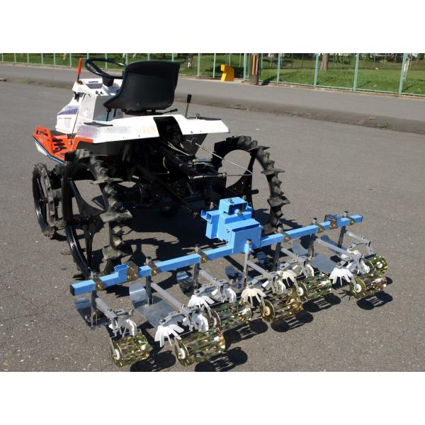 田植え機アタッチメント除草機 美善 あめんぼ号AT SPW-43 4条用（除草