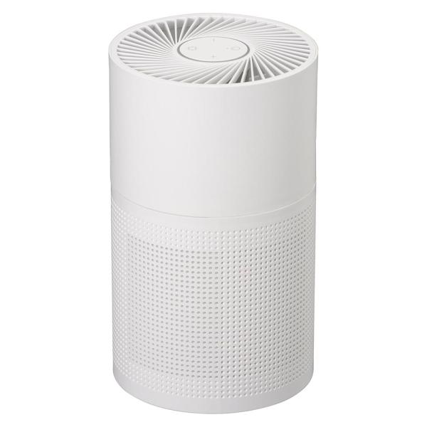 空気清浄機 オーム電機　10畳 送風機能付 HEPAフィルター 花粉　ハウスダスト 送風機 ライト機能付 おしゃれ ホワイト AP-600-W