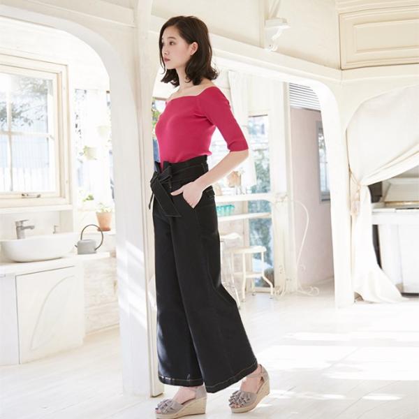 デニムガウチョ ワイドパンツ ガウチョパンツ ボトムス カジュアル 秋新作 レディース コーデ 30代 新作 Buyee 日本代购平台 产品购物网站大全 Buyee一站式代购 Bot Online