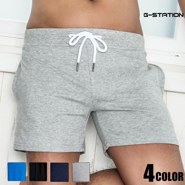 G Station ジーステーション コットン100 シンプル無地 スウェットショートパンツ メンズファッション ジムウェア Buyee Buyee Japanese Proxy Service Buy From Japan Bot Online